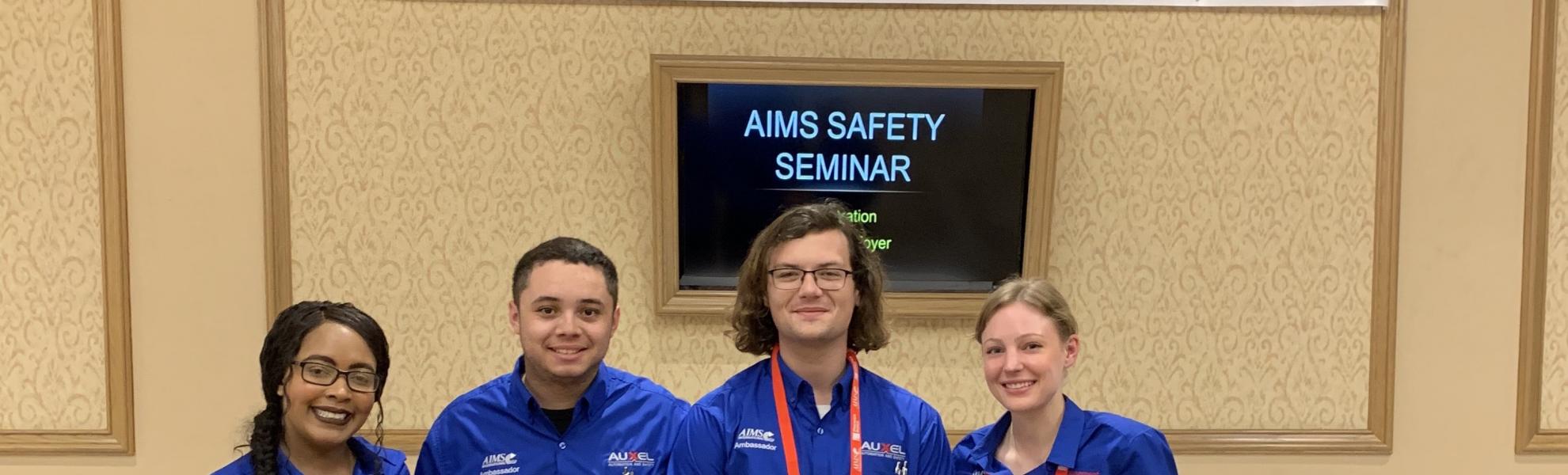 AIMS Safety Seminar ambassadors
