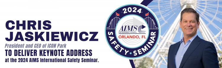CHRIS JASKIEWICZ TO DELIVER 2024 AIMS INTERNATIONAL SAFETY SEMINAR KEYNOTE