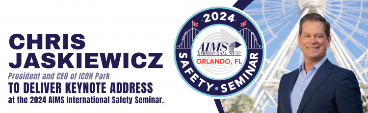 CHRIS JASKIEWICZ TO DELIVER 2024 AIMS INTERNATIONAL SAFETY SEMINAR KEYNOTE 